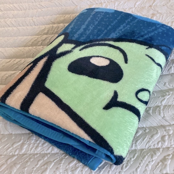Star Wars Baby Yoda The Mandalorian child super soft plush throw blanket - Picture 12 of 12